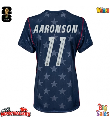 United States Brenden Aaronson #11 Replica Away Stadium Shirt for Women World Cup 2026 Short Sleeve